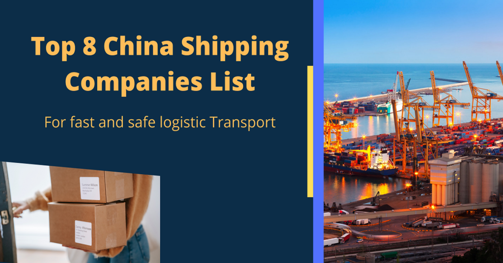 Top 8 China Shipping Companies List
