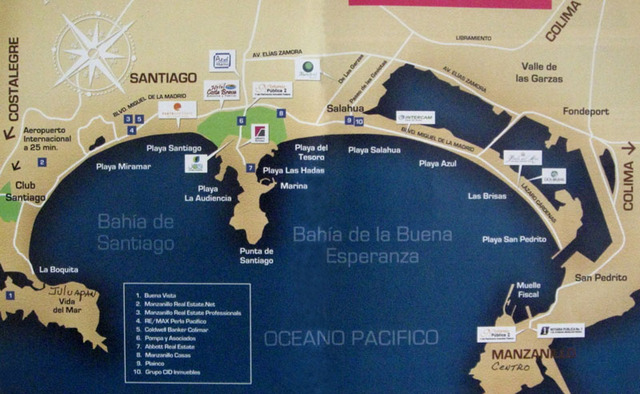 Port of Manzanillo map