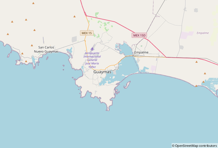 Port of Guaymas Map   