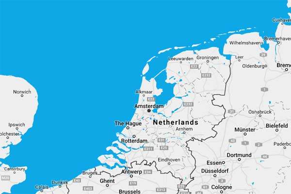 Dutch port Map