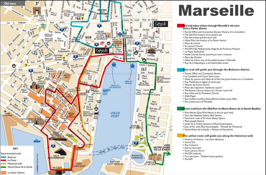 Port of Marseille Map