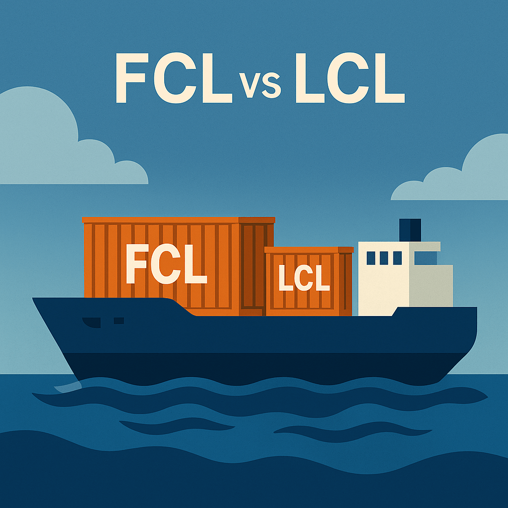 FCL vs LCL Shipping