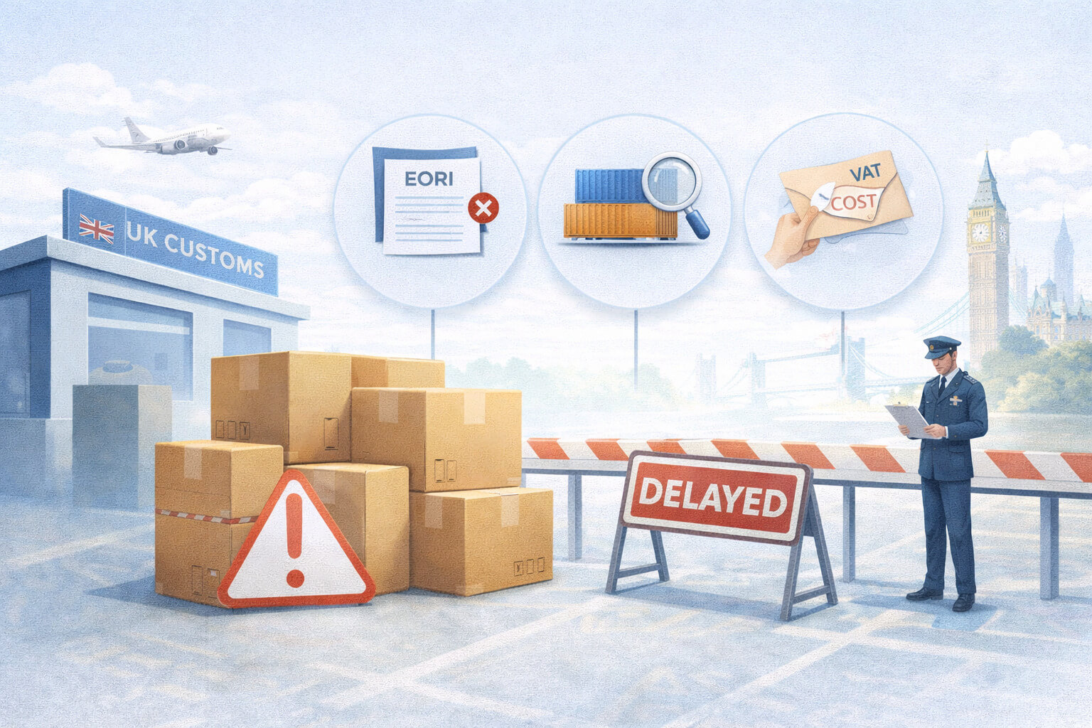 Delayed goods at UK customs