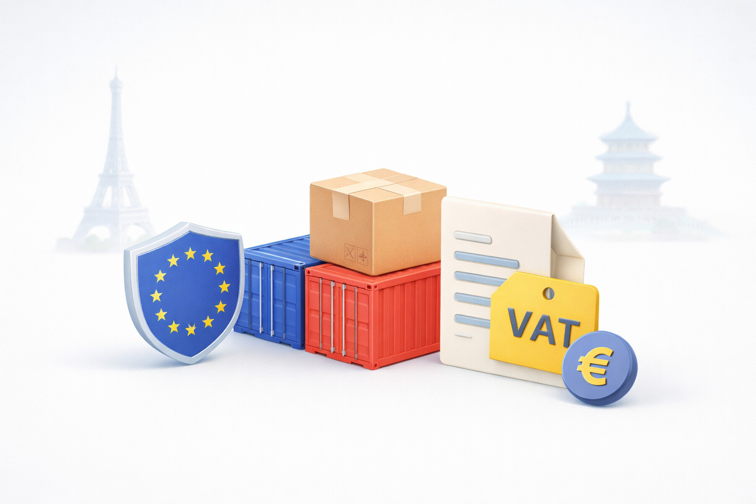 EU import rules and international trade symbols