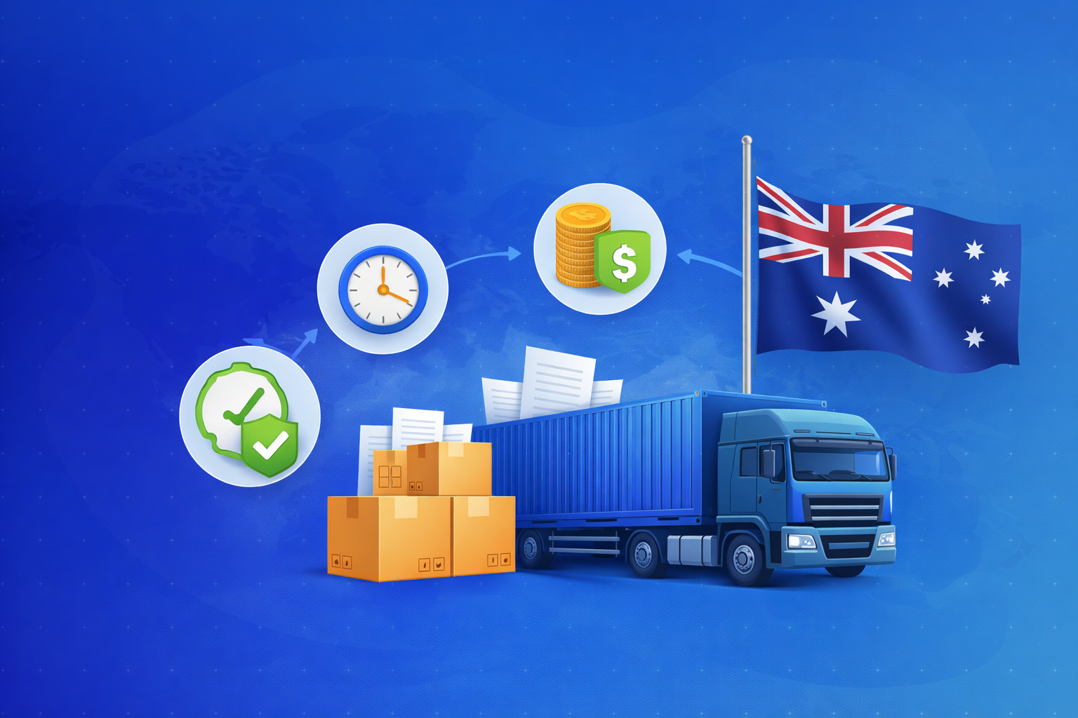 Import logistics from China to Australia